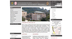 Desktop Screenshot of engdept.nw.gov.lk